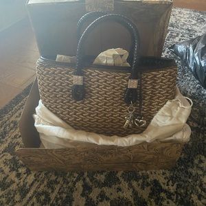 NIB Brighton woven handbag